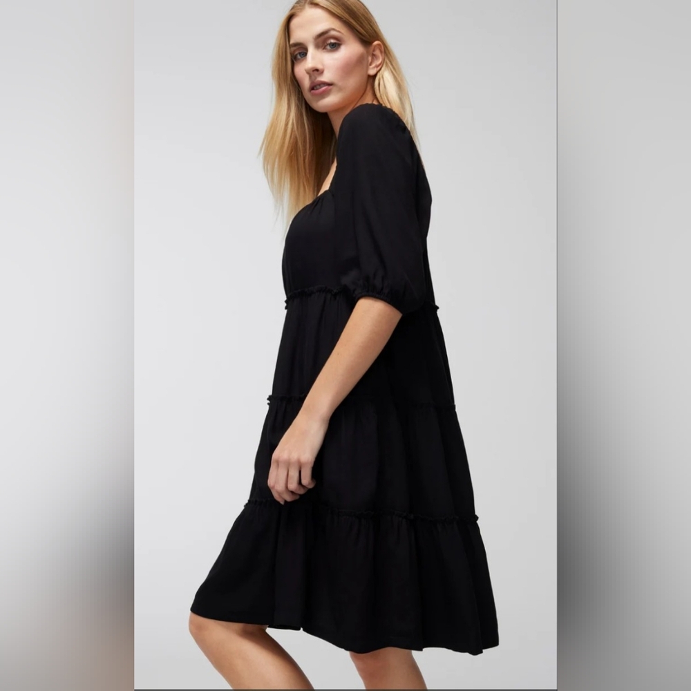 Soma Woven Tiered Short Bra Dress